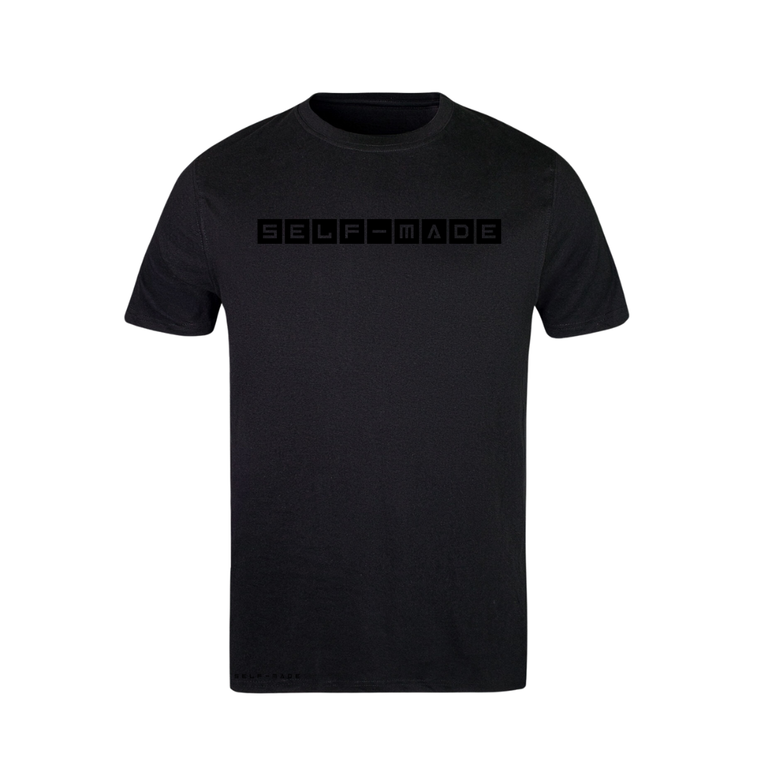 Black on Black Premium Fitted Tee