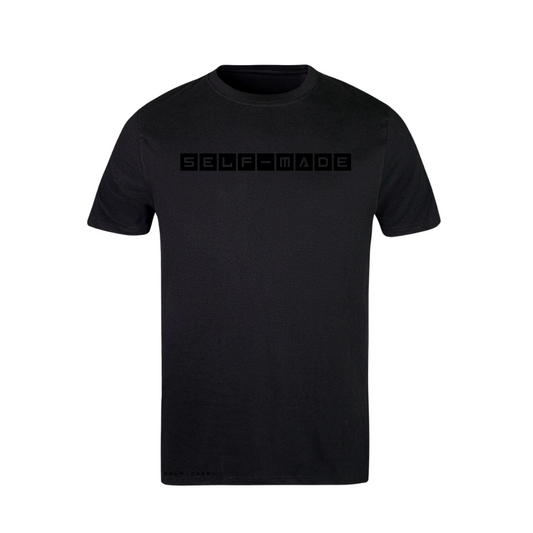 Black on Black Premium Fitted Tee